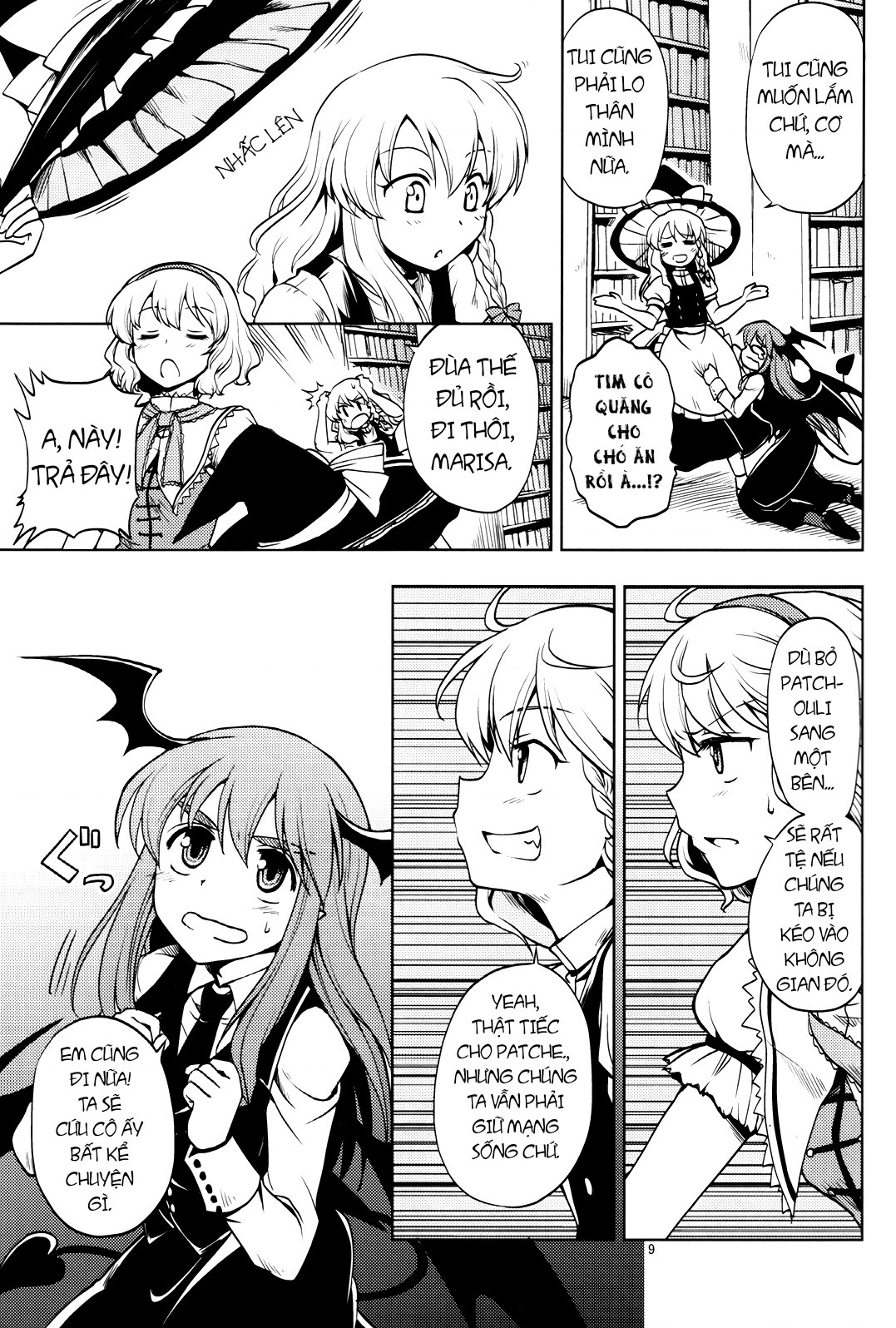 đọc truyện Patchouli Bị Bắt Cóc Rồi! Chương 1 ảnh 7 tại Thiên Thai Truyện