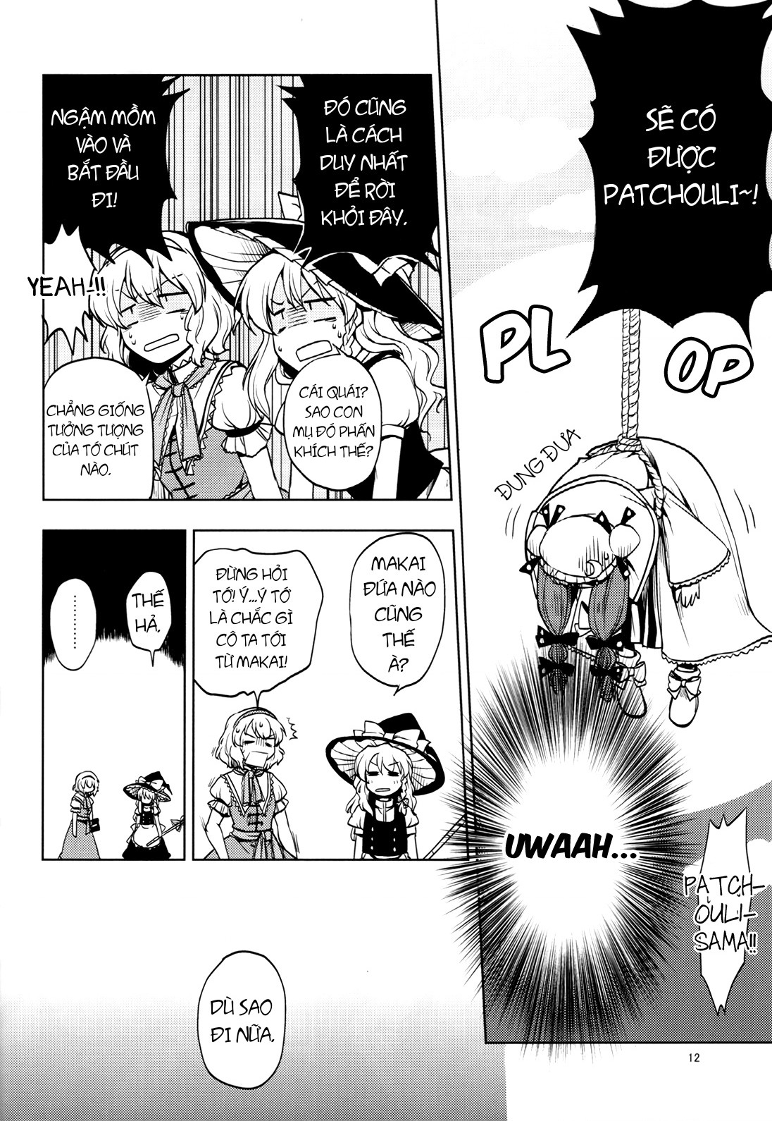 đọc truyện Patchouli Bị Bắt Cóc Rồi! Chương 1 ảnh 10 tại Thiên Thai Truyện