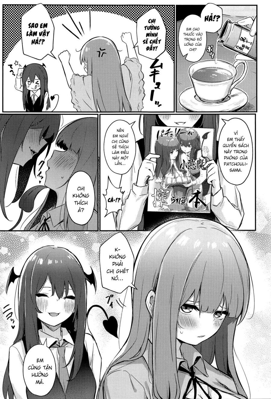 Patchouli Ga Koakuma Ni Shiborareru Hon Oneshot page 25 - Giả Dược