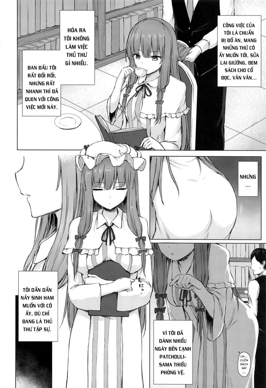 Patchouli Knowledge Kaihatsu Kiroku (touhou Project) Oneshot page 4 - Giả Dược