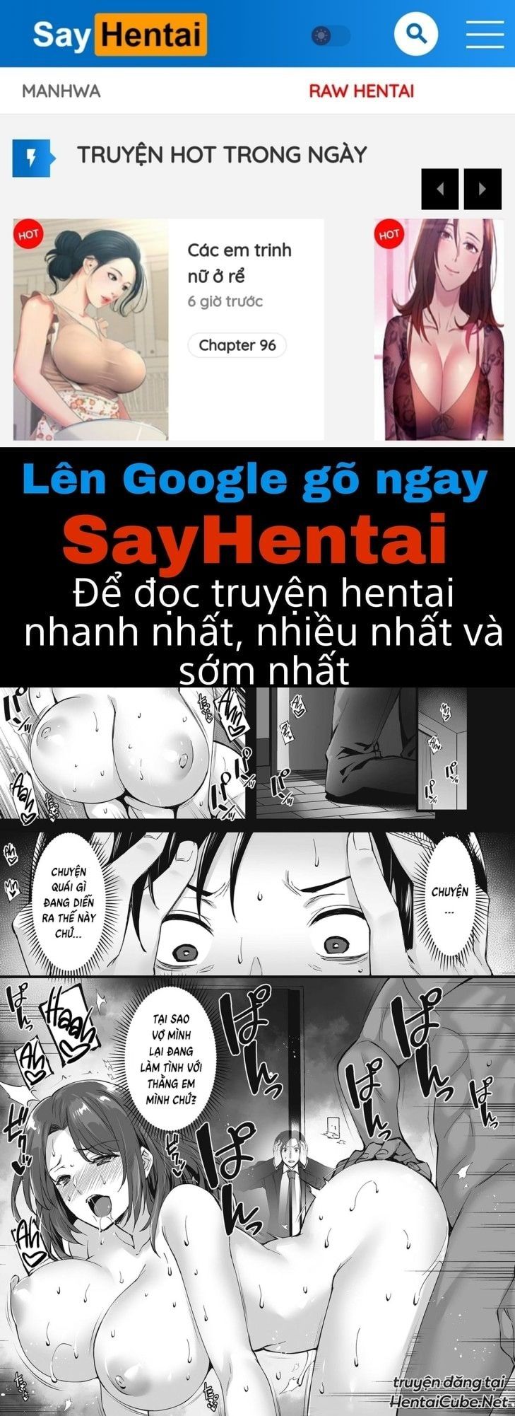 đọc truyện Phát Hiện Vợ Tôi Đang Làm Tình Với Thằng Em Trai Oneshot ảnh 2 tại Thiên Thai Truyện