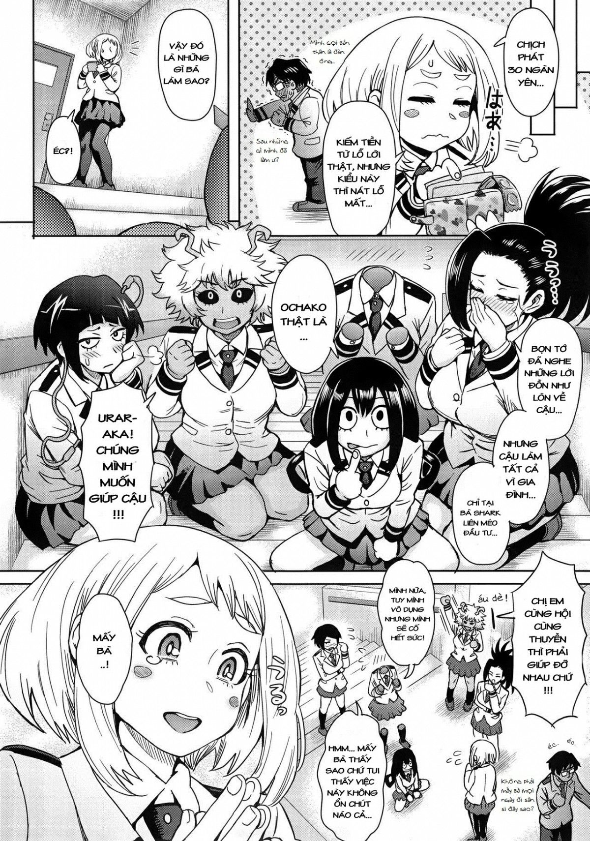 đọc truyện Phía Sau Một Cô Gái Trong Nghành Đụ Dạo... (boku No Hero Academia) Oneshot ảnh 10 tại Giả Dược