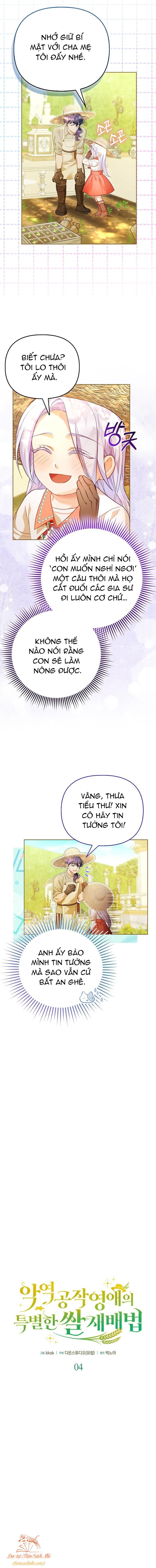 đọc truyện Phương Pháp Trồng Lúa Đặc Biệt Của Ác Nữ Chương 4 ảnh 5 tại Thiên Thai Truyện