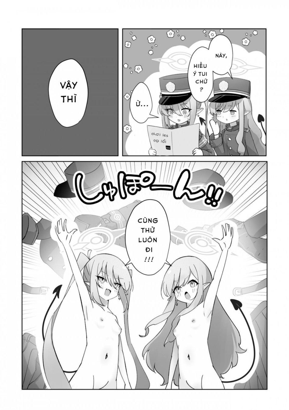 [pomepome Kokuuken (makolas)] Shuposhupo Nakayoshi Futari De Sex Gokko Hen Chương 0 page 6 - Giả Dược