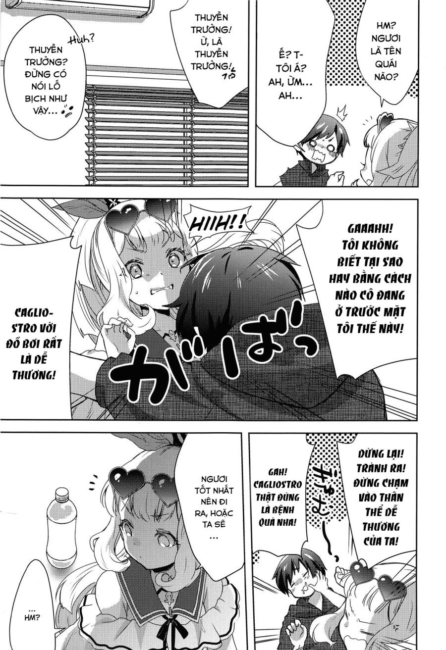 Quá Nghiện Gacha, Tôi Draw Luôn Cagliostro Ra Ngoài Đời Thật. Chương 0 page 7 - Giả Dược