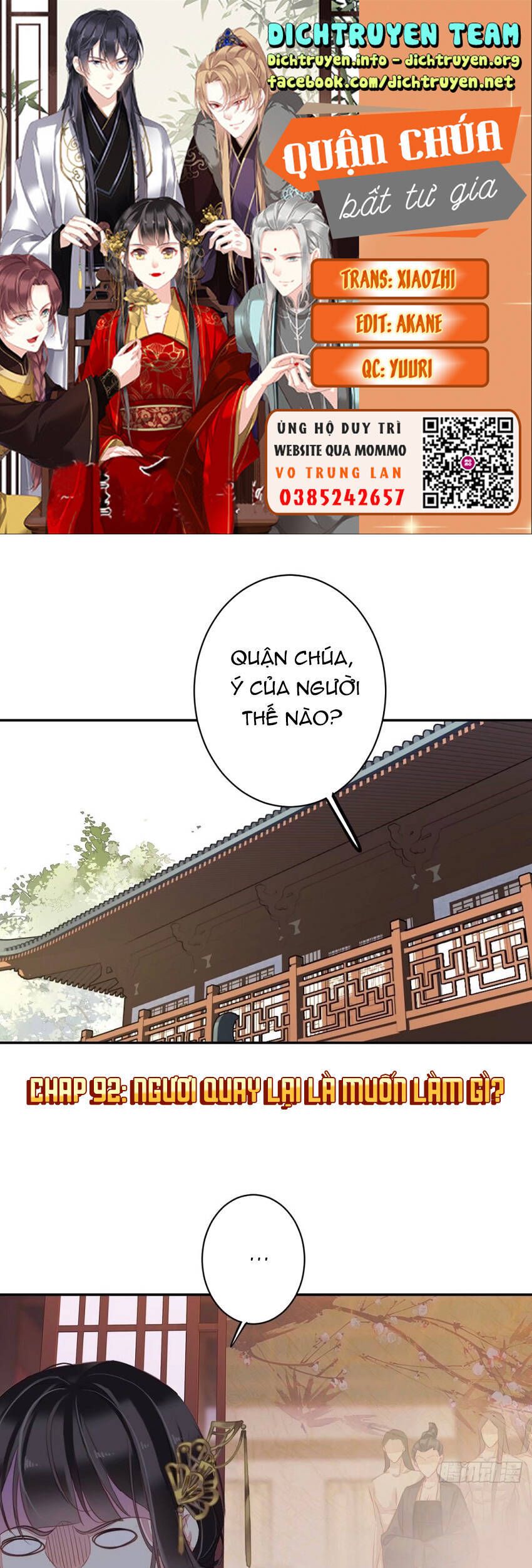 đọc truyện Quận Chúa Bất Tư Gia Chương 92 ảnh 1 tại Thiên Thai Truyện