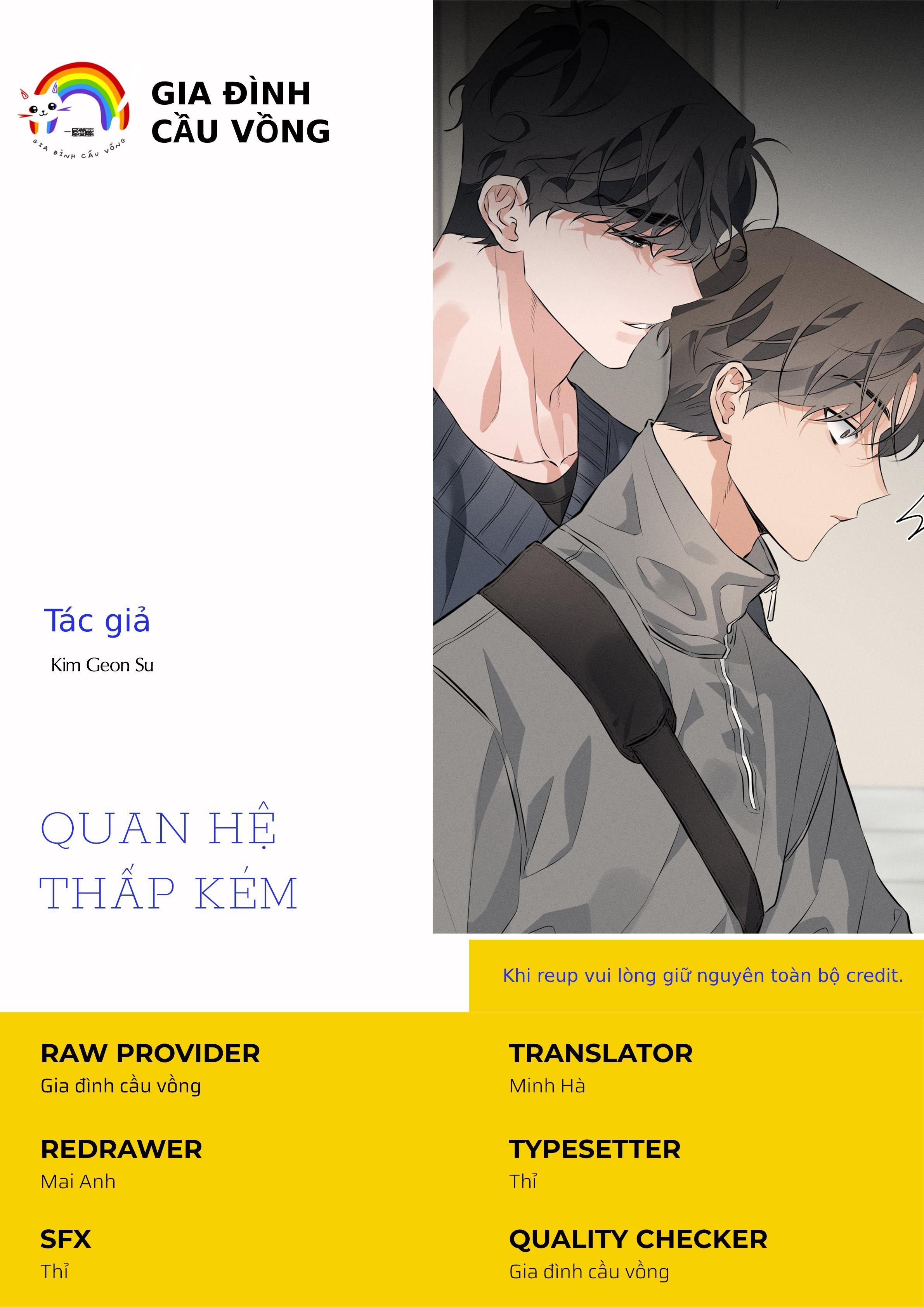 đọc truyện Quan Hệ Thấp Kém Chương 1 ảnh 1 tại Giả Dược