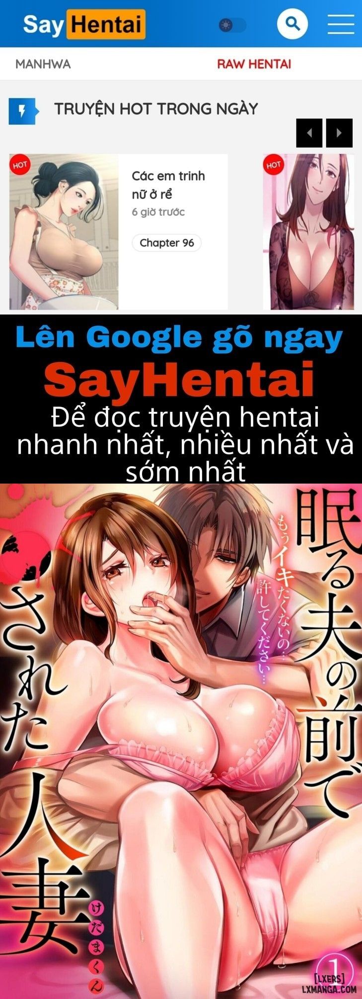đọc truyện Quan Hệ Trước Mặt Chồng Đang Ngủ Chương 1 ảnh 1 tại Truyện Dạ Ký