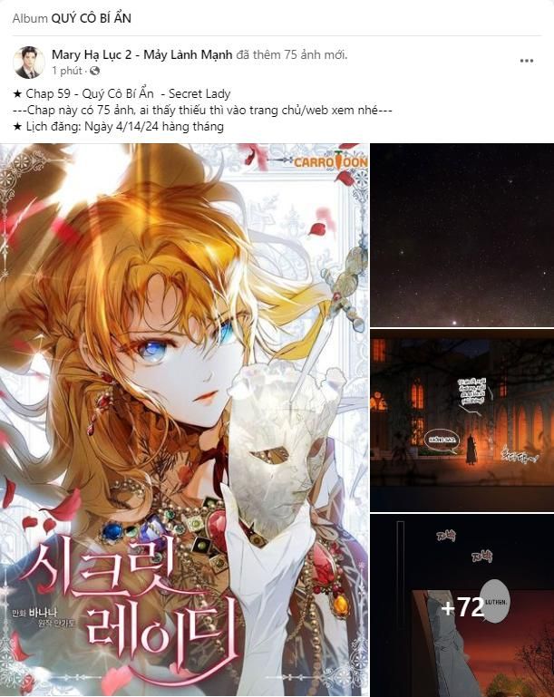 đọc truyện Quý Cô Bí Ẩn - Secret Lady Chương 59.1 ảnh 1 tại Giả Dược