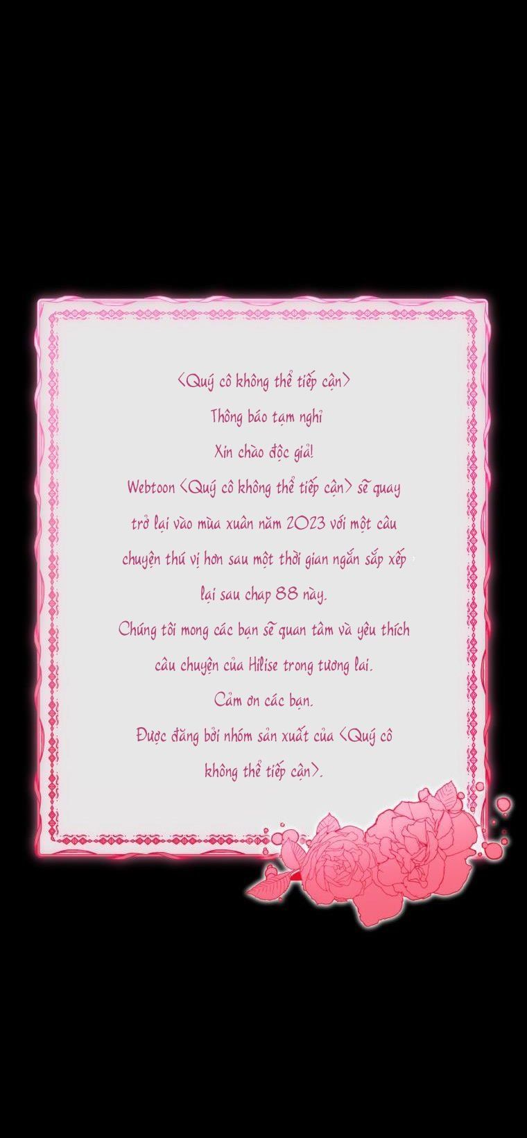 đọc truyện Quý Cô Không Thể Tiếp Cận Chương 88.5 ảnh 41 tại Thiên Thai Truyện