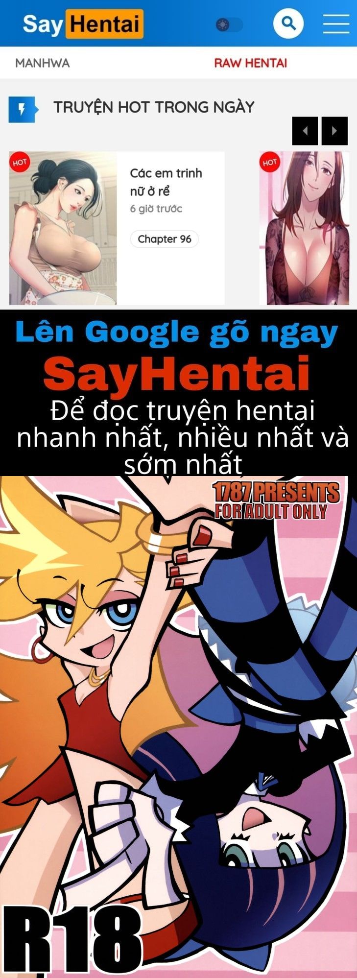 đọc truyện R18 Panty & Stocking With Garterbelt Chương 1 ảnh 1 tại Thiên Thai Truyện