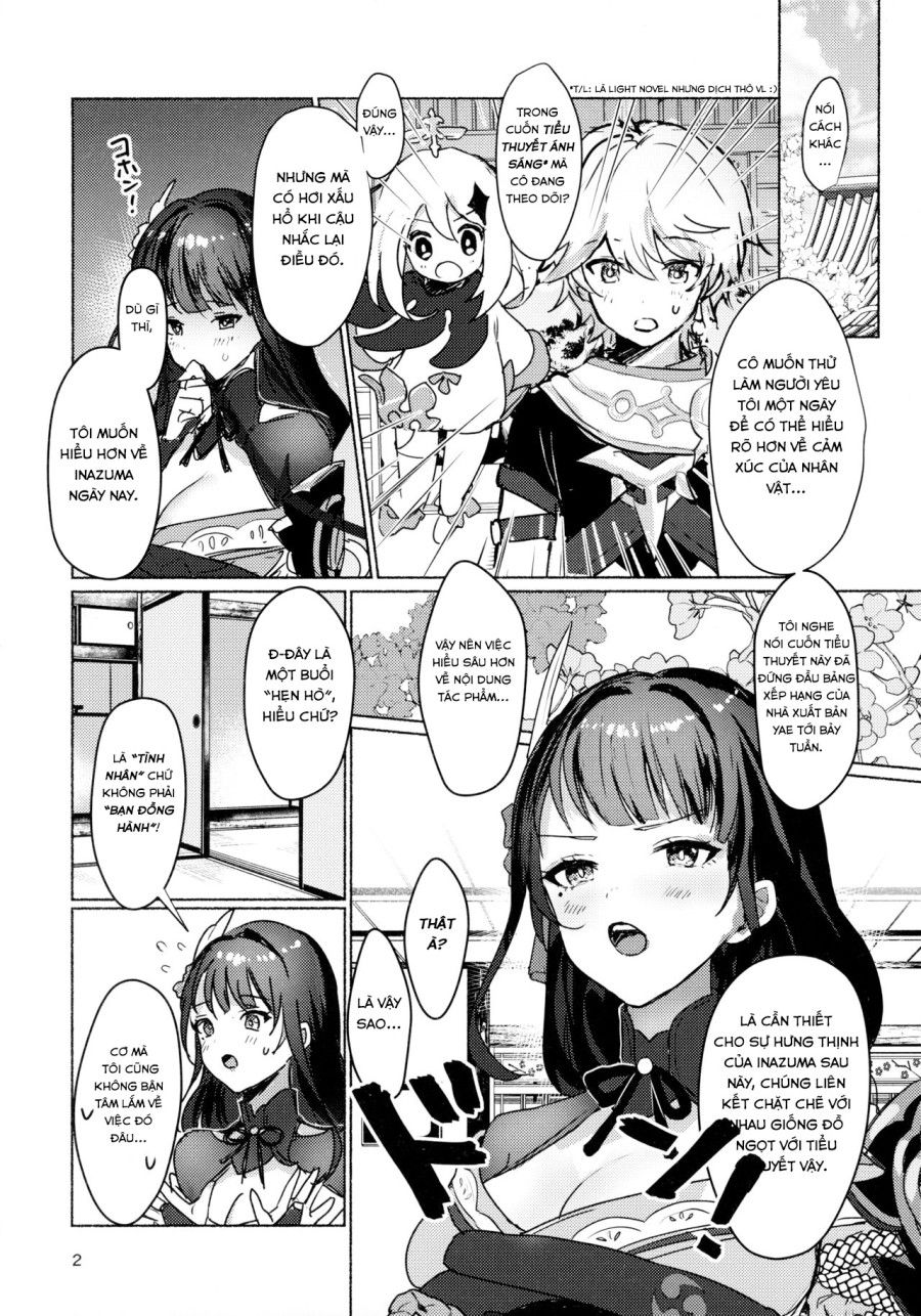 đọc truyện Raiden Shogun To Xxx No Tokkun O Suru Hon Oneshot ảnh 4 tại Thiên Thai Truyện