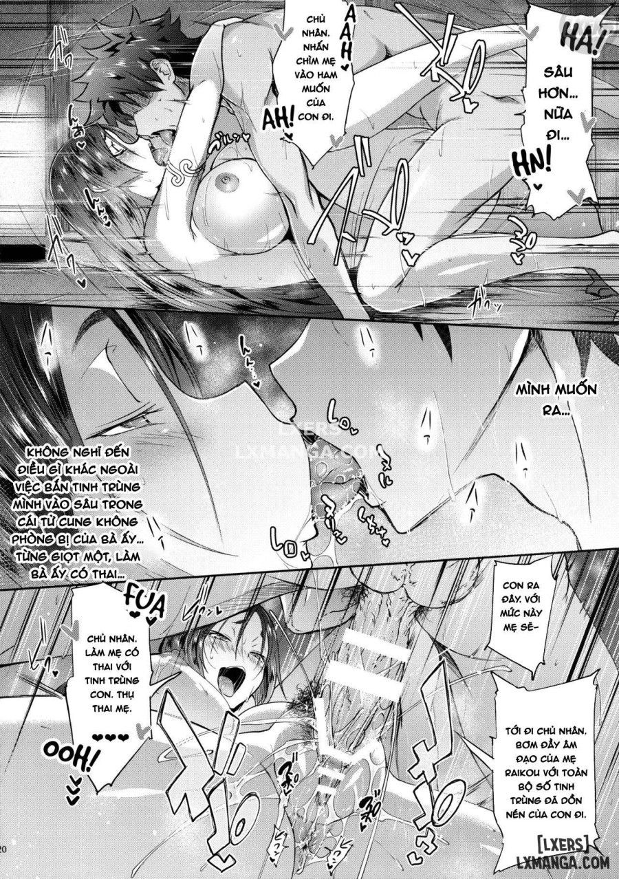 Raikou Mama Boseiteki Sakusei Nama Houshi. Oneshot page 22 - Giả Dược