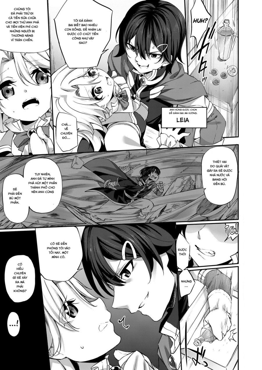 Ranbou Yuusha Ga Bouken-sha Gild No Uketsuke Jou Ni Natte Shiawase Ni Naru Hanashi Chương 1 page 4 - Giả Dược