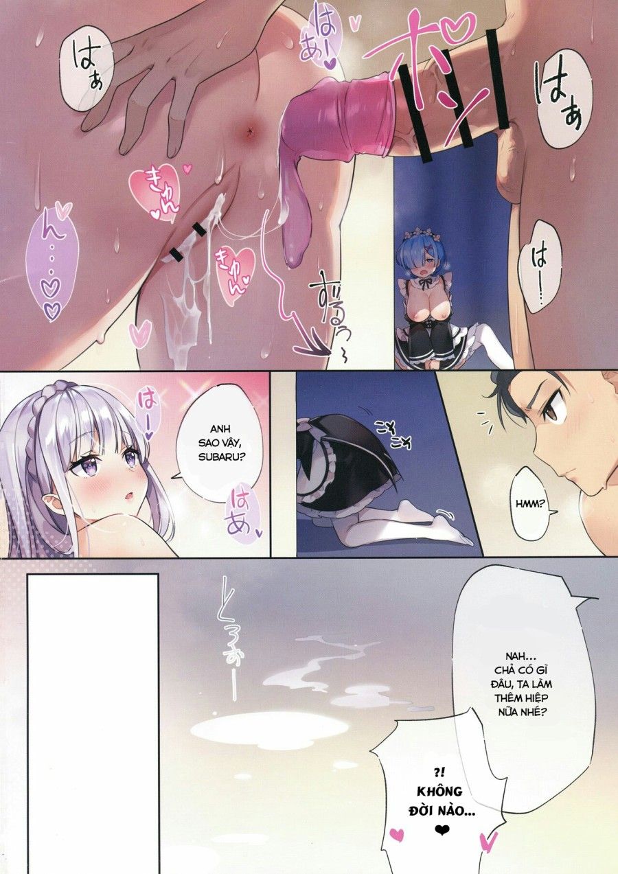 Rem Wa Kyou Zettai Yaritai! (re:zero Kara Hajimeru Isekai Seikatsu) Oneshot page 5 - Giả Dược