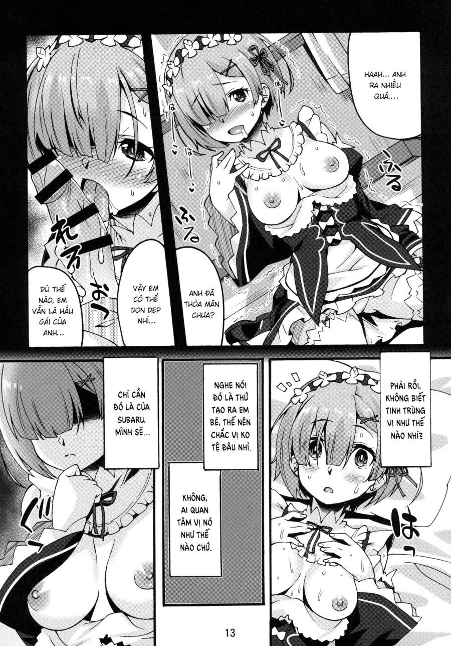Rem’s Playing By Herself (re:zero Kara Hajimeru Isekai Seikatsu) Oneshot page 12 - Giả Dược