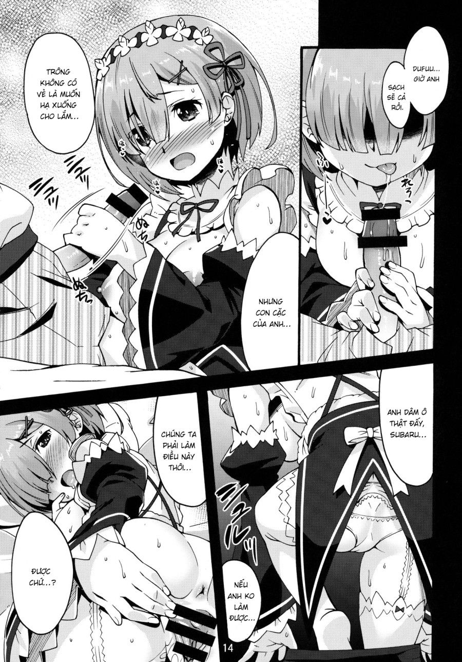 Rem’s Playing By Herself (re:zero Kara Hajimeru Isekai Seikatsu) Oneshot page 13 - Giả Dược