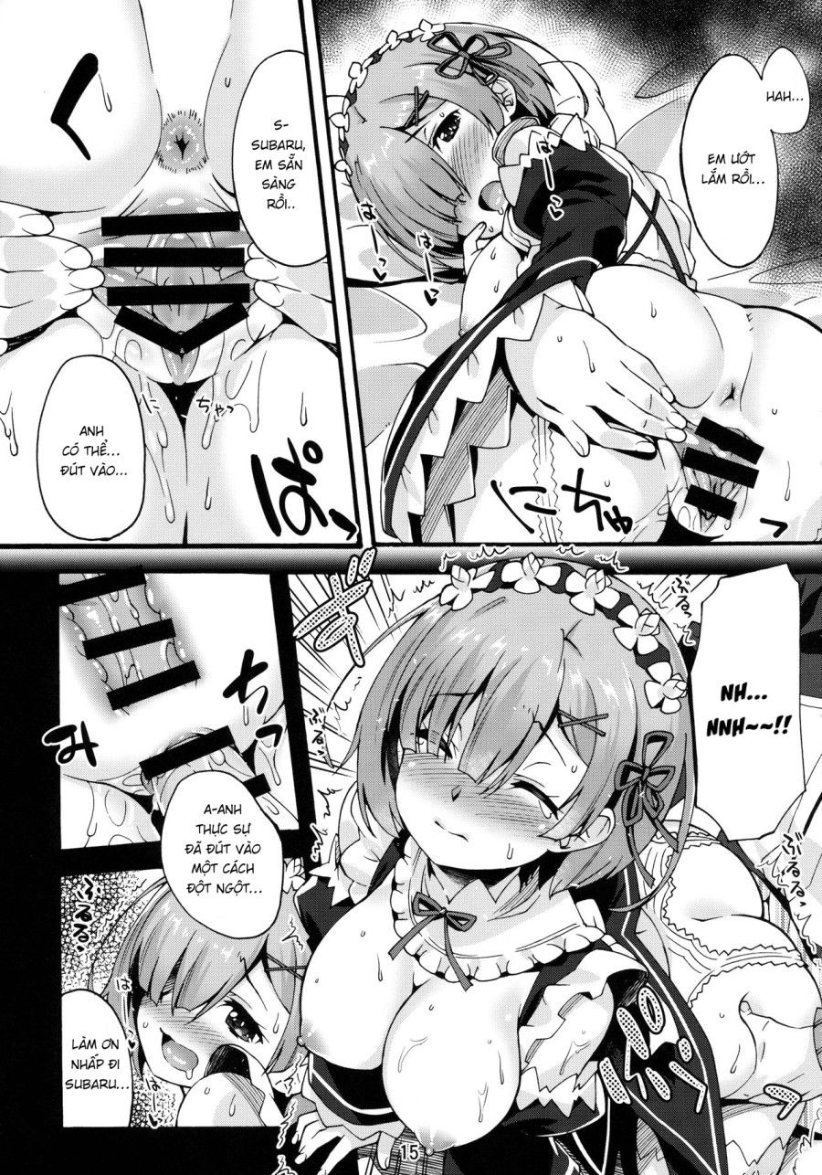 Rem’s Playing By Herself (re:zero Kara Hajimeru Isekai Seikatsu) Oneshot page 14 - Giả Dược