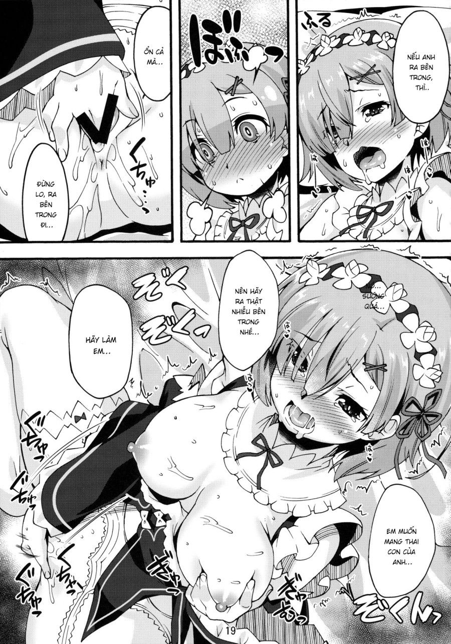 Rem’s Playing By Herself (re:zero Kara Hajimeru Isekai Seikatsu) Oneshot page 18 - Giả Dược