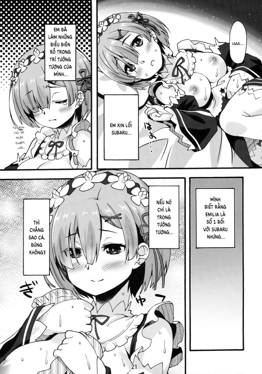 Rem’s Playing By Herself (re:zero Kara Hajimeru Isekai Seikatsu) Oneshot page 20 - Giả Dược