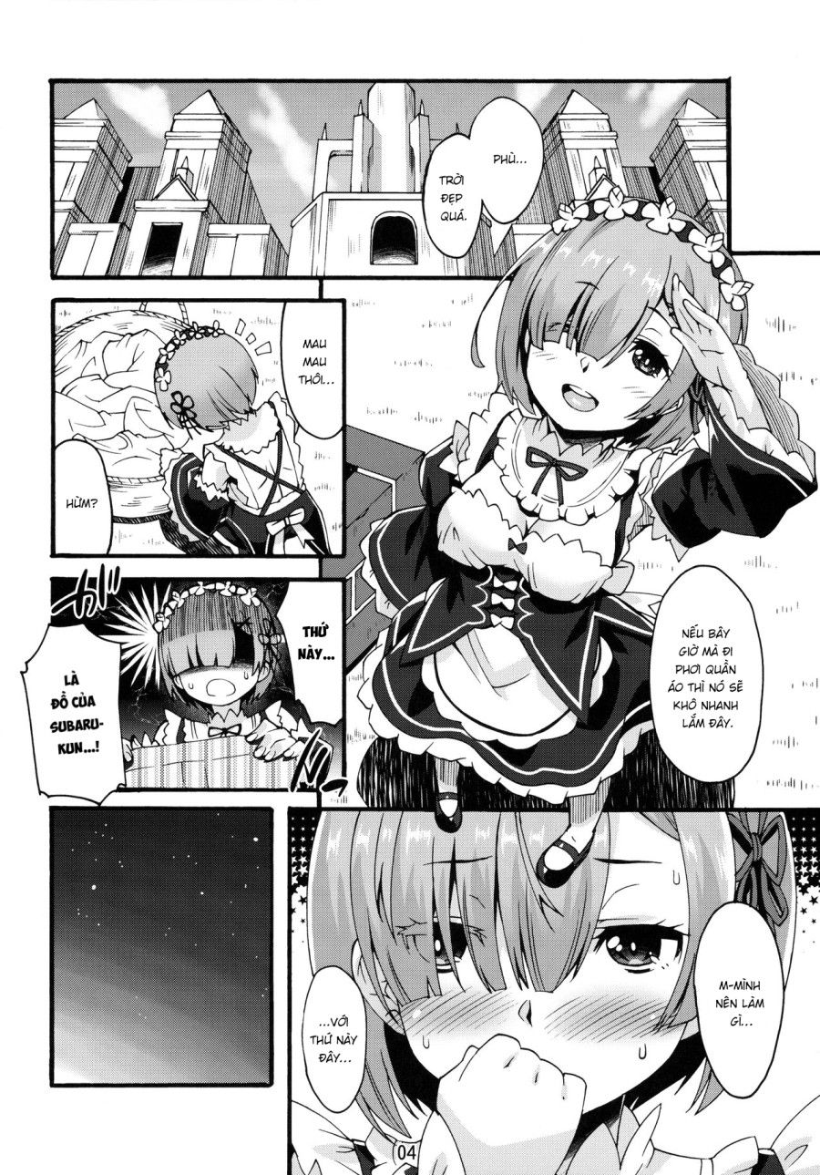 Rem’s Playing By Herself (re:zero Kara Hajimeru Isekai Seikatsu) Oneshot page 3 - Giả Dược