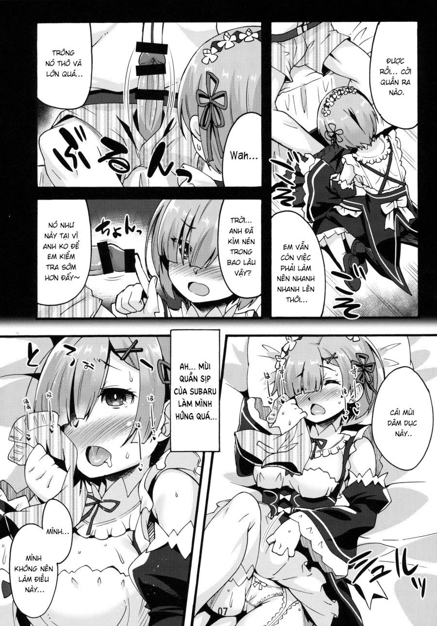 Rem’s Playing By Herself (re:zero Kara Hajimeru Isekai Seikatsu) Oneshot page 6 - Giả Dược