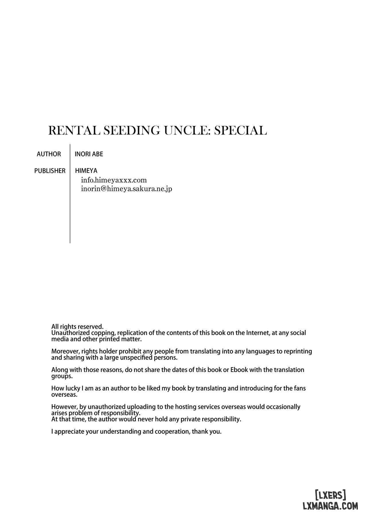 đọc truyện Rental Tanetsuke Oji-san Tokubetsu Hen Chương 1 ảnh 22 tại Thiên Thai Truyện
