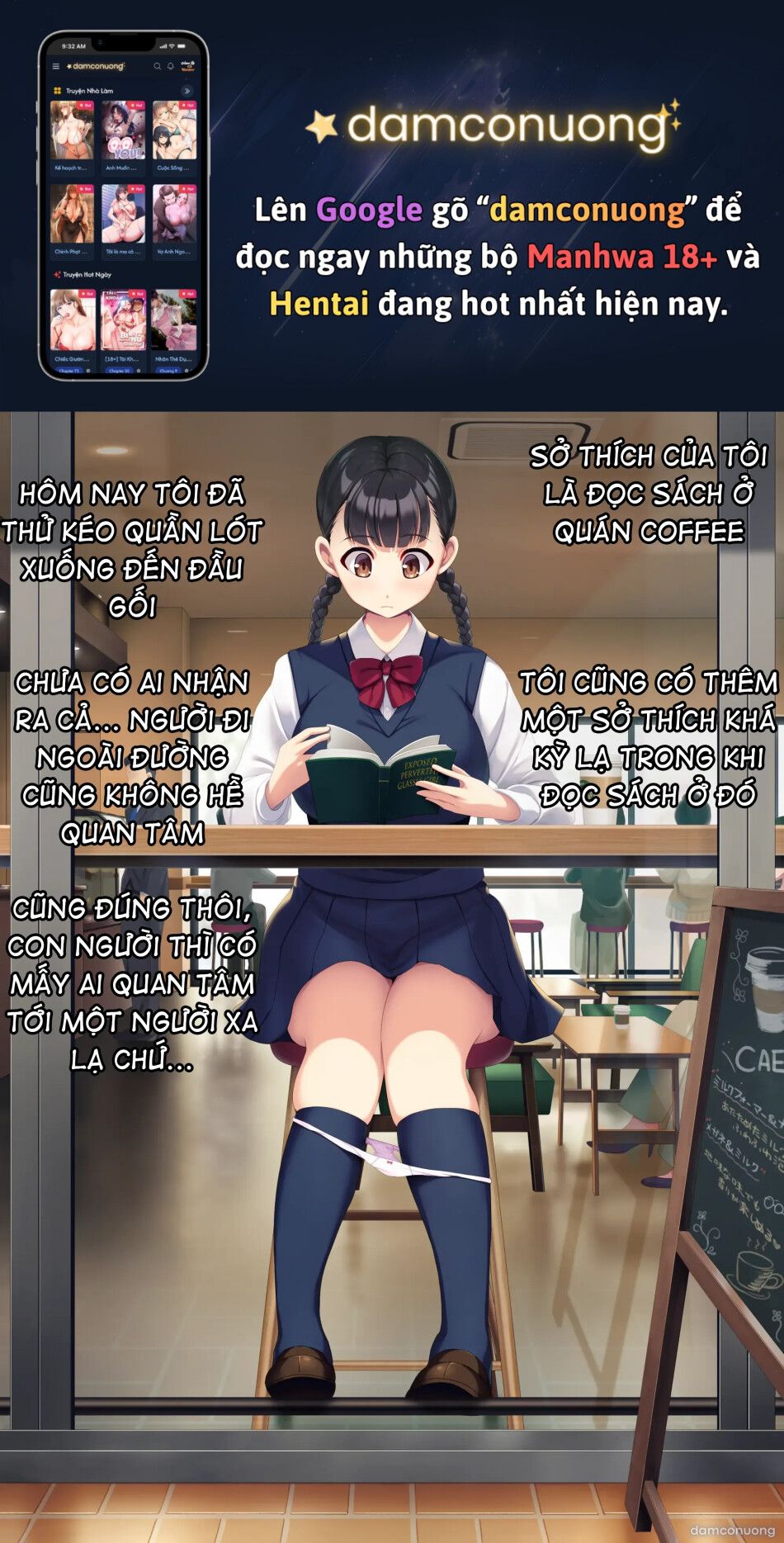 đọc truyện Roshutsu Panchira Jk Meganekko Chương 1 ảnh 2 tại Thiên Thai Truyện