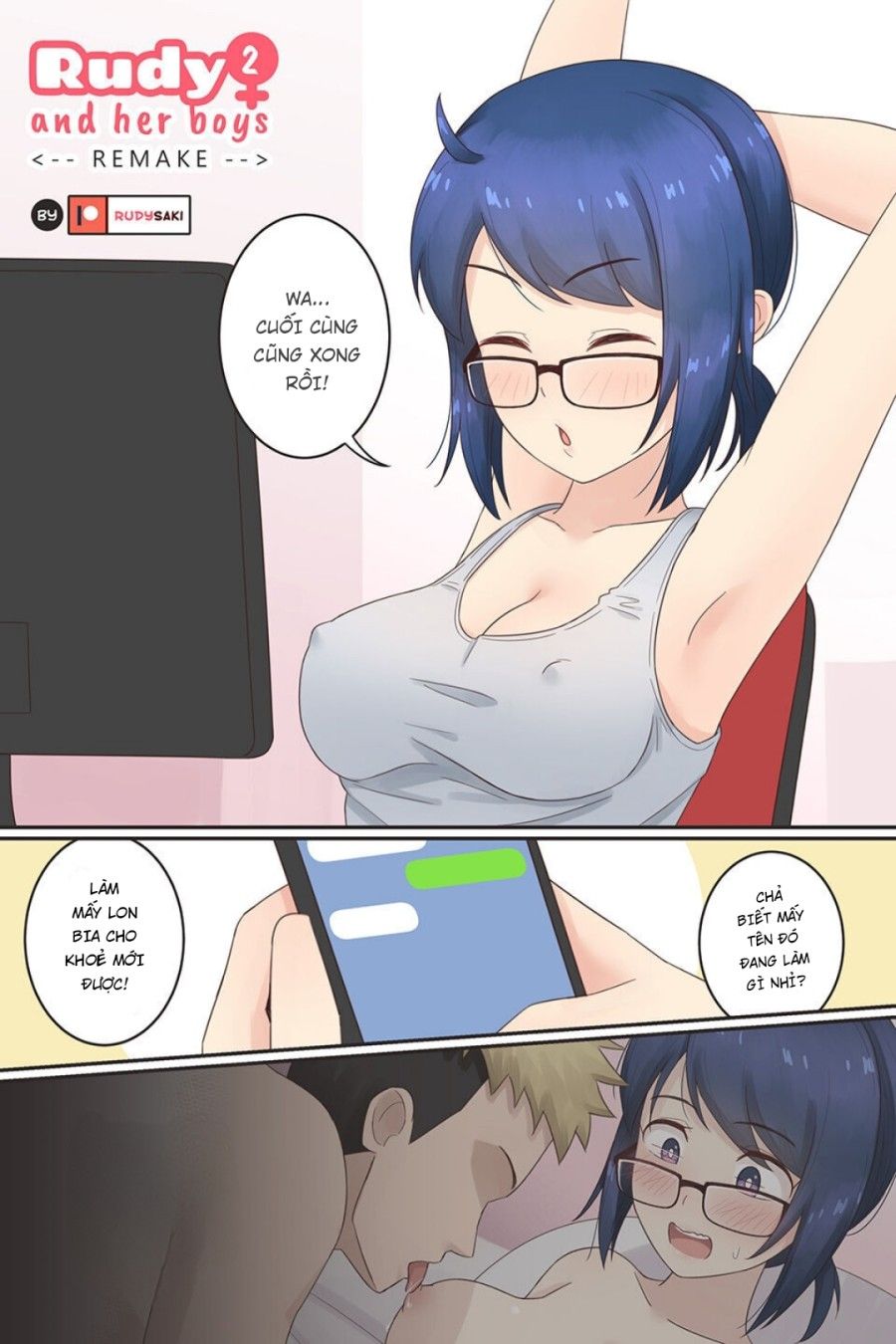 Rudy Và Những Người Bạn Trai Của Cô Ấy! Chap 3 Chương 2 page 1 - Giả Dược