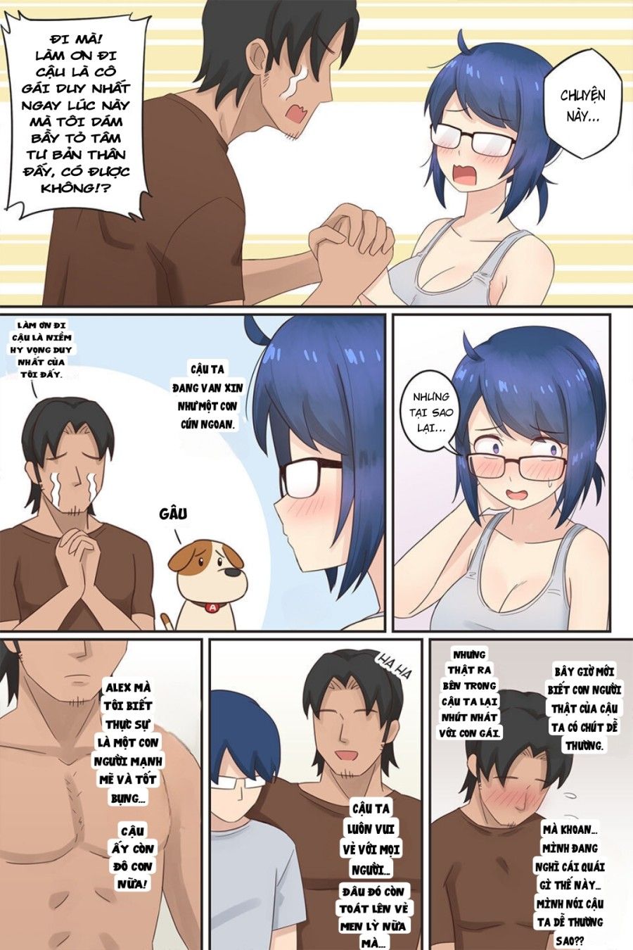 Rudy Và Những Người Bạn Trai Của Cô Ấy! Chap 3 Chương 2 page 4 - Giả Dược