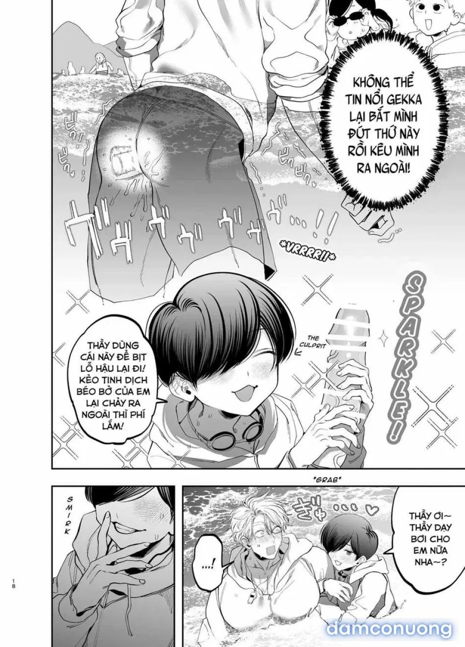 đọc truyện Sa Ngã Thành Nô Lệ Của Tên Học Trò Quái Vật Chuyện Tình Rạo Rực Nơi Trại Hè Ven Biển Chương 1 ảnh 18 tại Thiên Thai Truyện