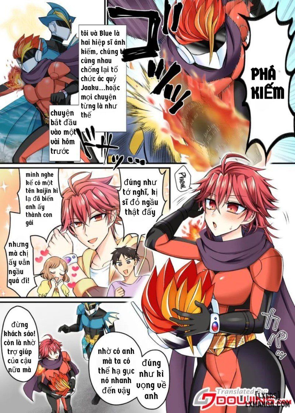 đọc truyện Saber Red ~the Weakling Female Fighter Hero Of Justice Oneshot ảnh 3 tại Giả Dược
