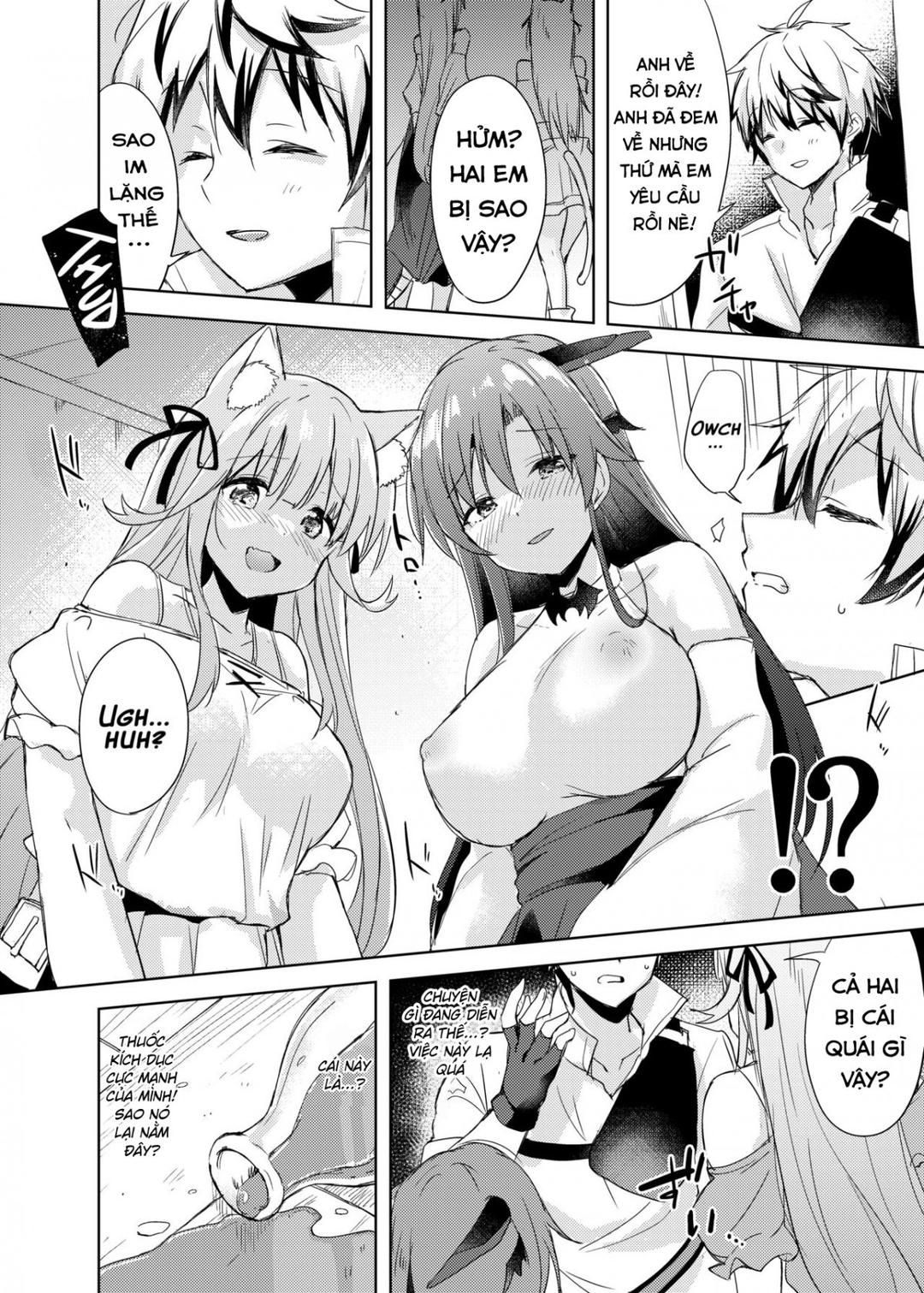 đọc truyện Saikyoushu No Futari Ga Nanika Hen Na Potion De Ecchi Ni Nacchatta Oneshot ảnh 10 tại Thiên Thai Truyện