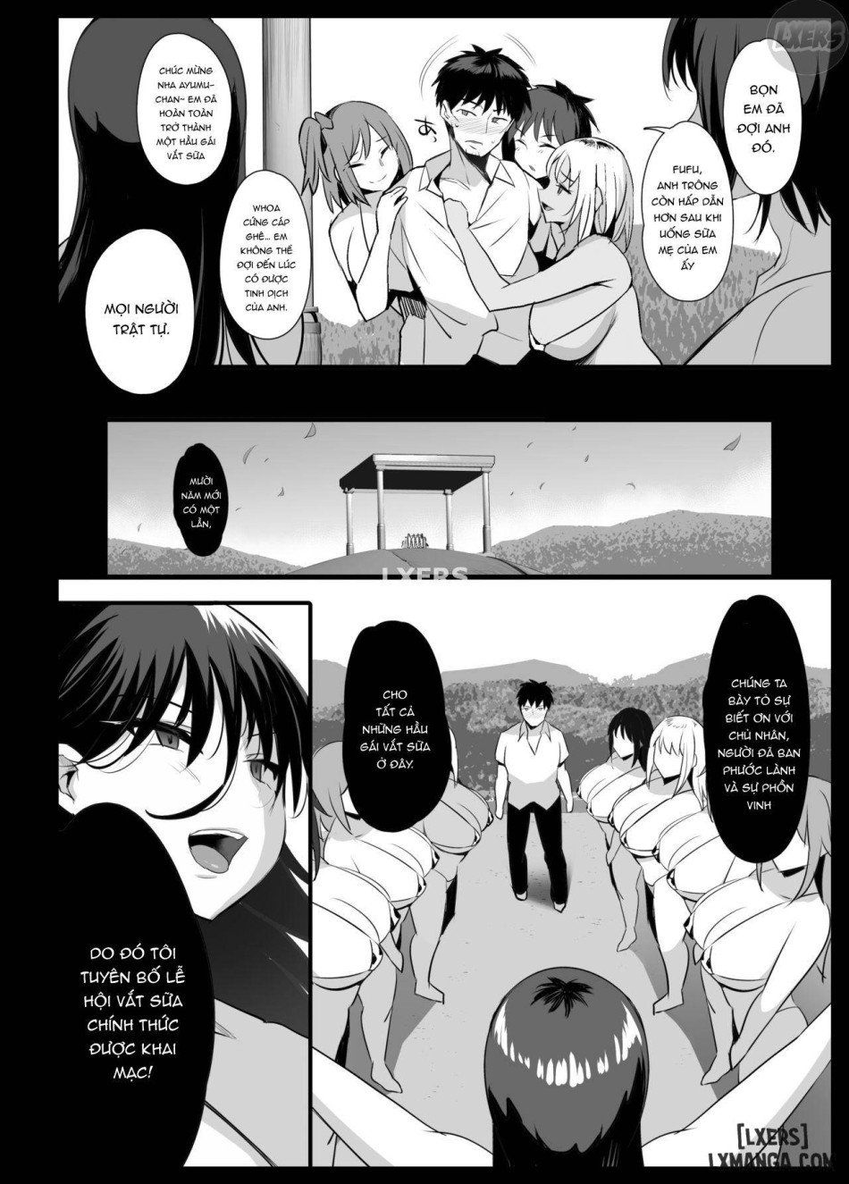 đọc truyện Sakunyuu Mura Milking Village Chương 2 ảnh 11 tại Thiên Thai Truyện