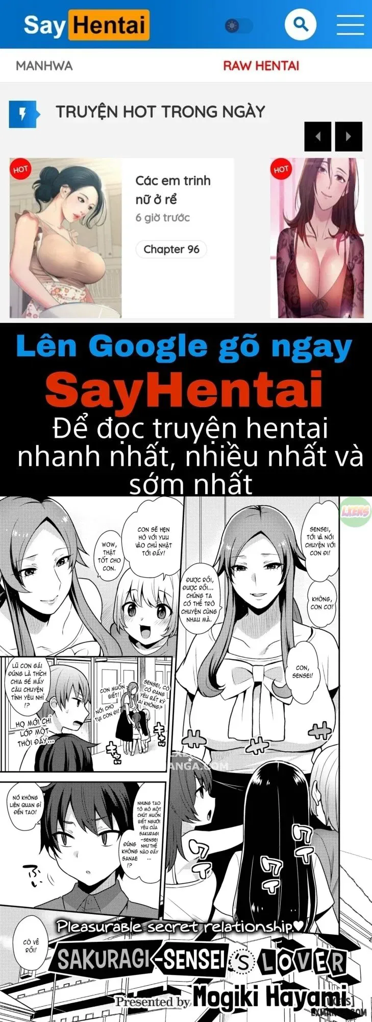 đọc truyện Sakuragi-sensei