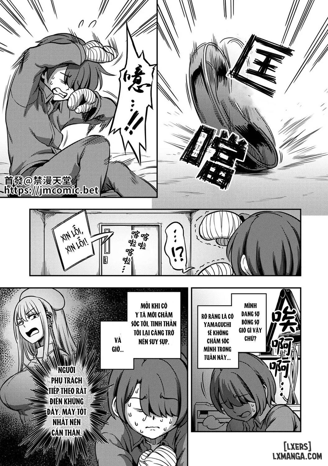 đọc truyện Sakusei Byoutou ~seikaku Saiaku No Nurse Shika Inai Byouin De Shasei Kanri Seikatsu~ Chương 3 ảnh 4 tại Giả Dược