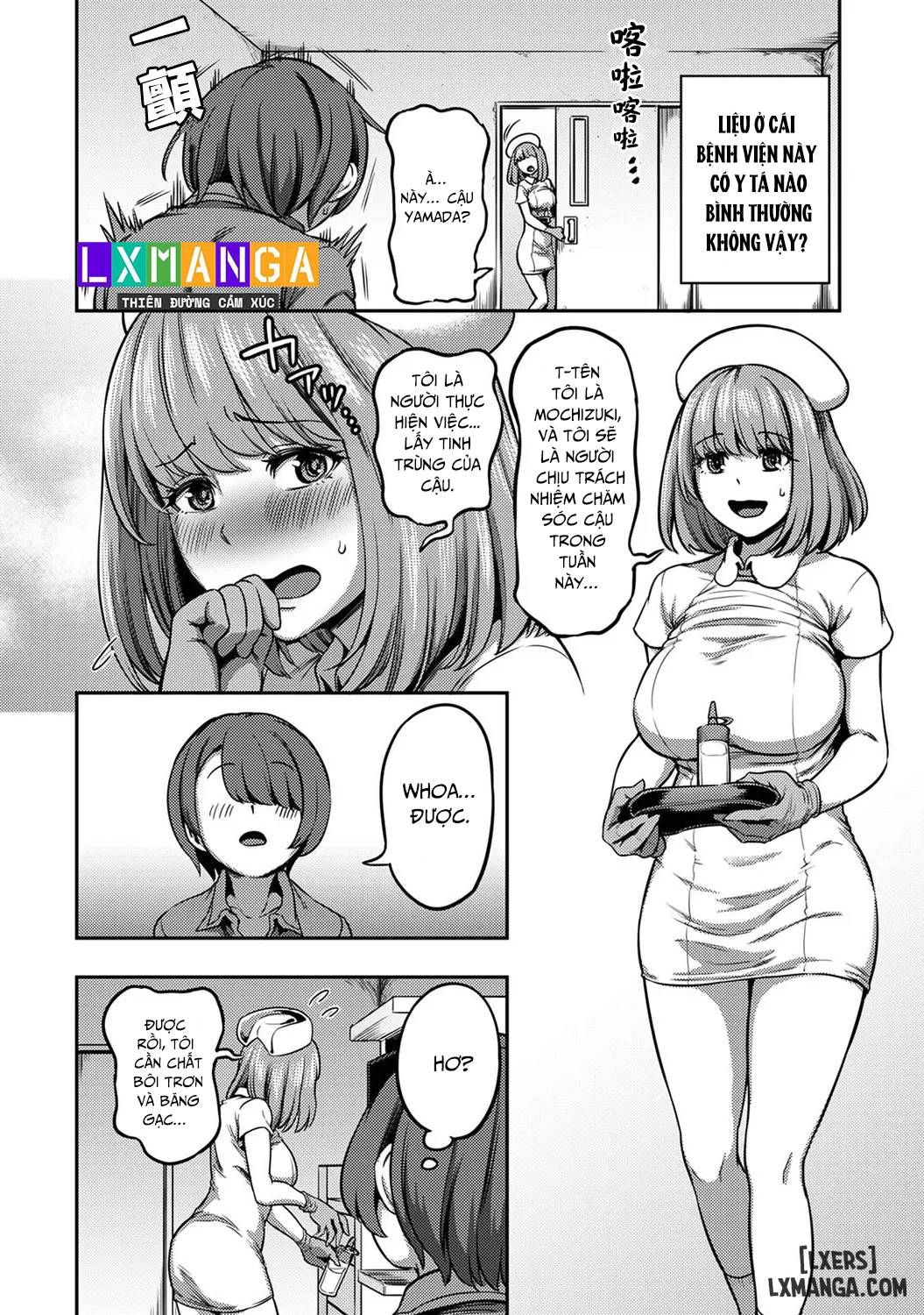 đọc truyện Sakusei Byoutou ~seikaku Saiaku No Nurse Shika Inai Byouin De Shasei Kanri Seikatsu~ Chương 3 ảnh 5 tại Giả Dược