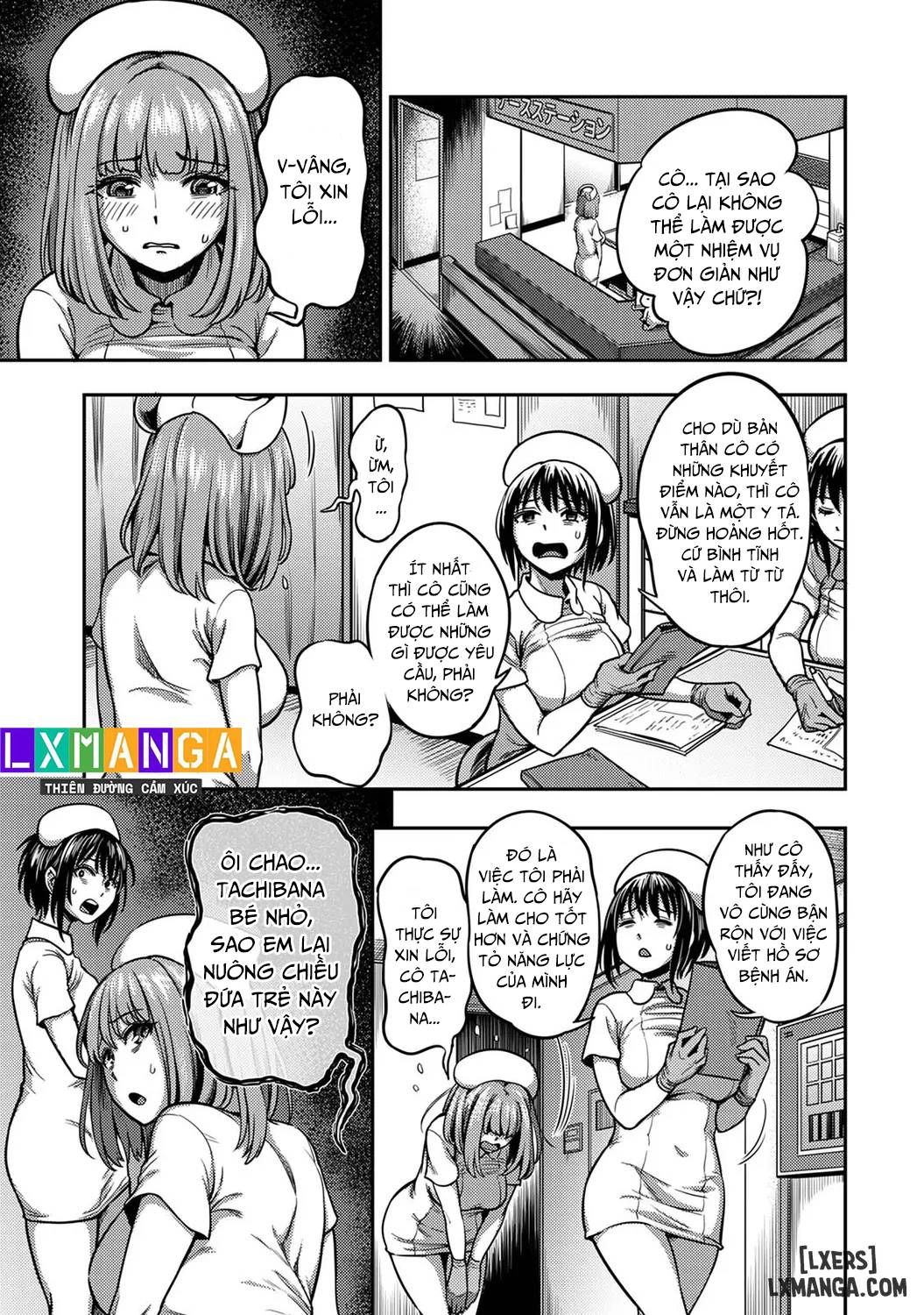 đọc truyện Sakusei Byoutou ~seikaku Saiaku No Nurse Shika Inai Byouin De Shasei Kanri Seikatsu~ Chương 5 ảnh 4 tại Giả Dược