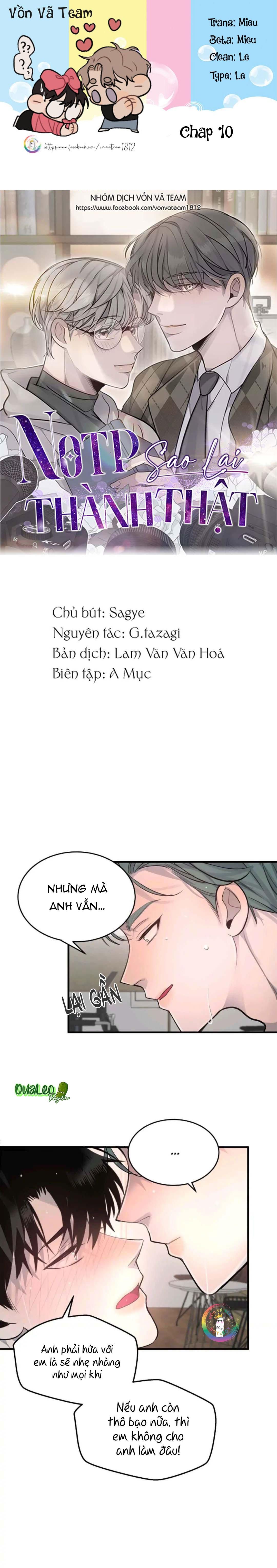 đọc truyện Sao Notp Lại Thành Thật Rồi? (end) Chương 10 ảnh 1 tại Thiên Thai Truyện