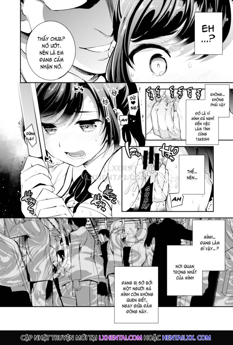 Sayuri - Kareshi To Hatsu H Mokuzen Ni Chikan Ni Ntr-reta Shoujo Chương 1 page 14 - Giả Dược