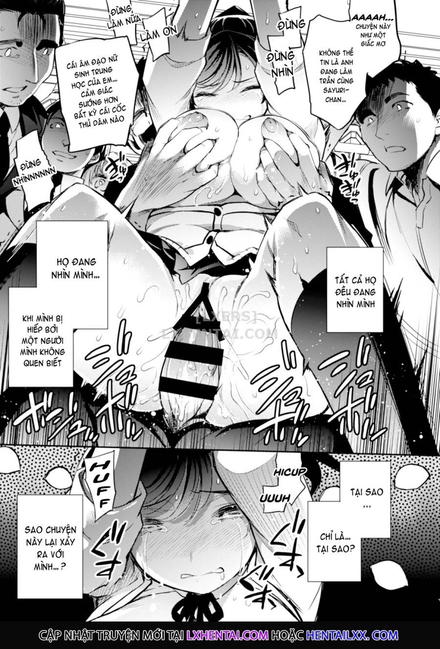 Sayuri - Kareshi To Hatsu H Mokuzen Ni Chikan Ni Ntr-reta Shoujo Chương 1 page 23 - Giả Dược