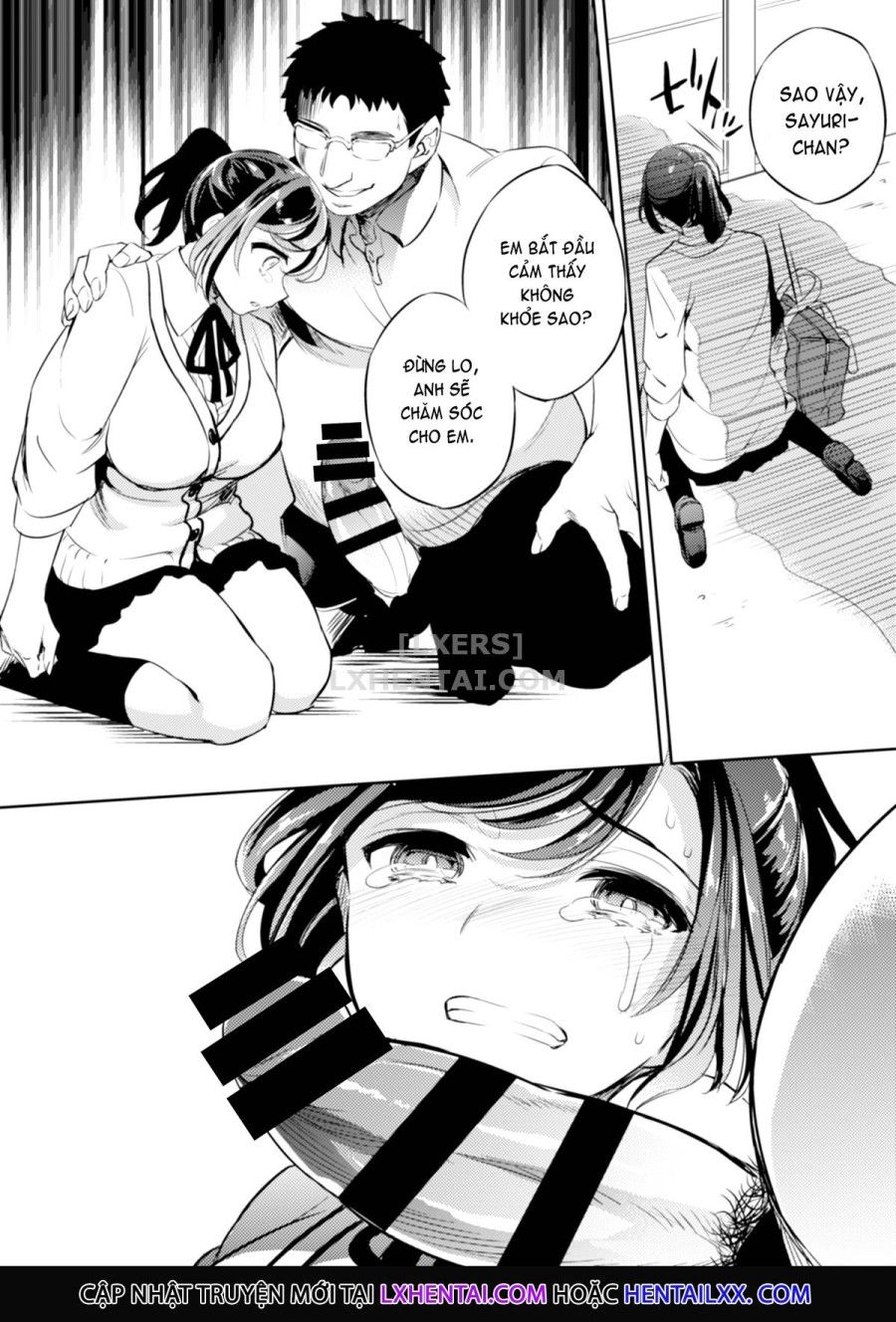 Sayuri - Kareshi To Hatsu H Mokuzen Ni Chikan Ni Ntr-reta Shoujo Chương 1 page 28 - Giả Dược