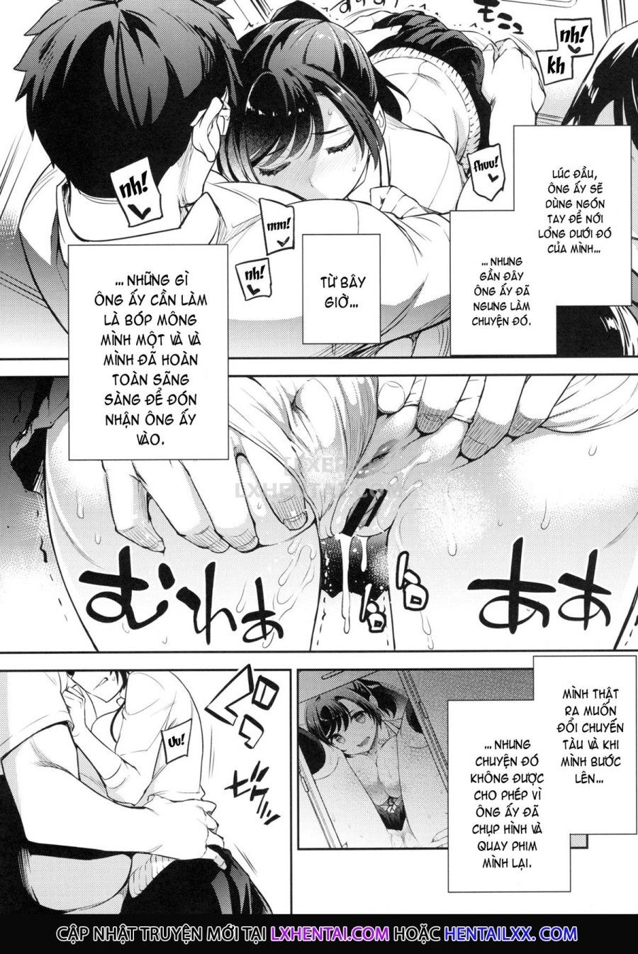 Sayuri - Kareshi To Hatsu H Mokuzen Ni Chikan Ni Ntr-reta Shoujo Chương 3 page 9 - Giả Dược