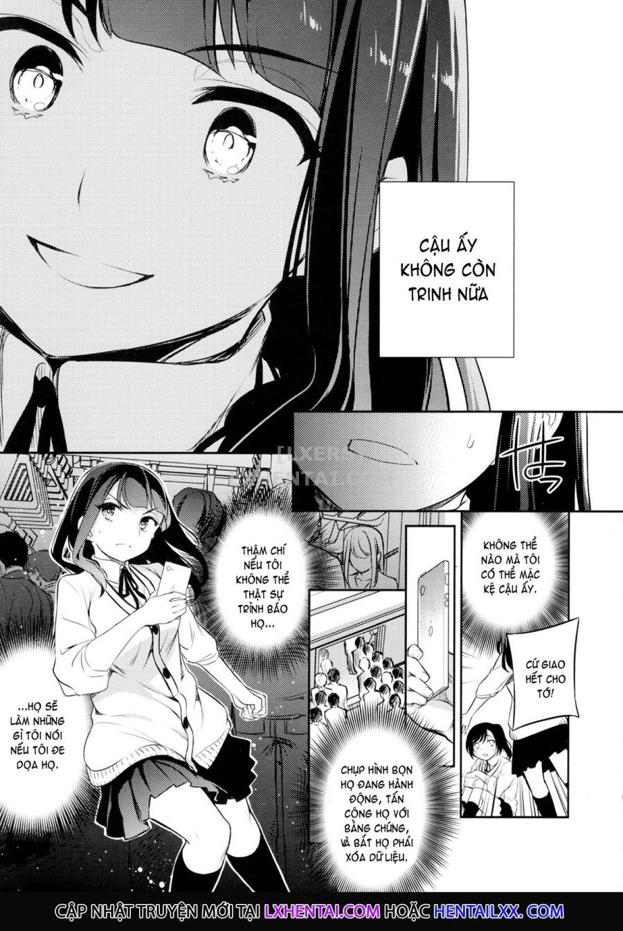 Sayuri - Kareshi To Hatsu H Mokuzen Ni Chikan Ni Ntr-reta Shoujo Chương 4 page 9 - Giả Dược