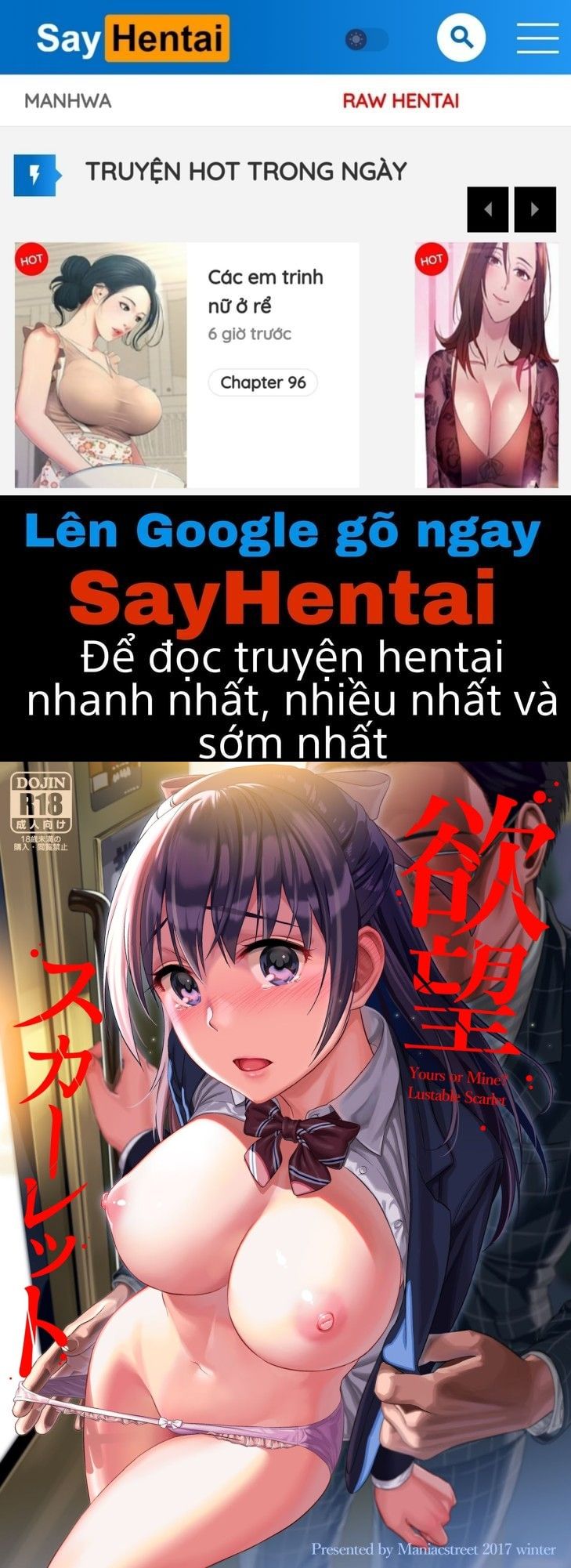 đọc truyện Scarlet Lust Oneshot ảnh 1 tại Giả Dược