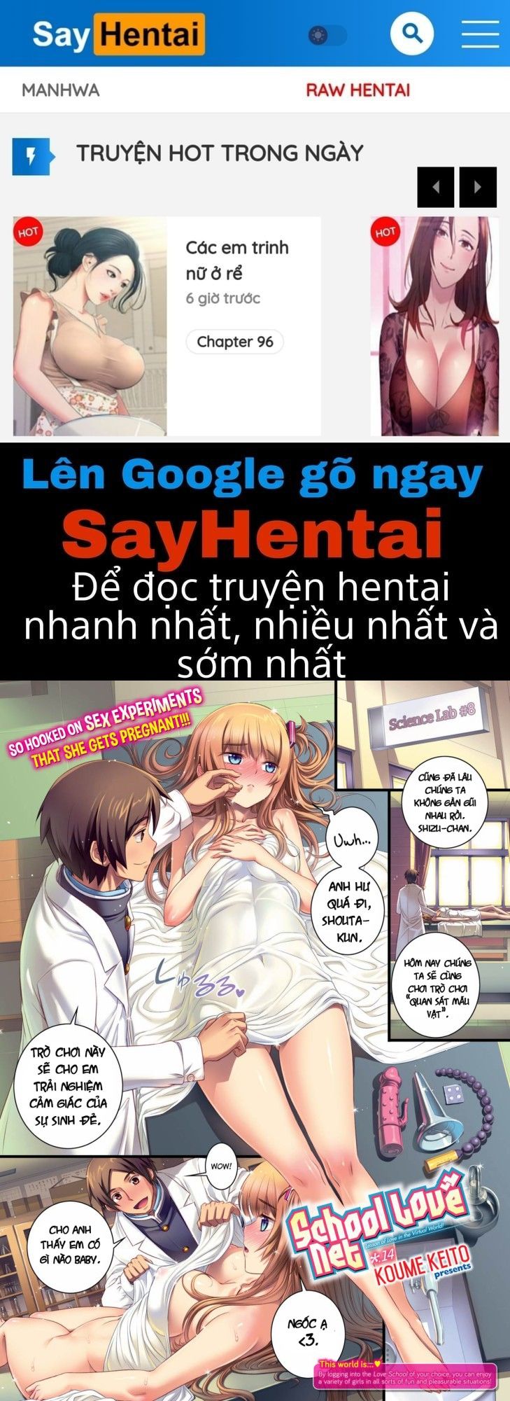 đọc truyện School Love Net Chương 14 ảnh 1 tại Thiên Thai Truyện