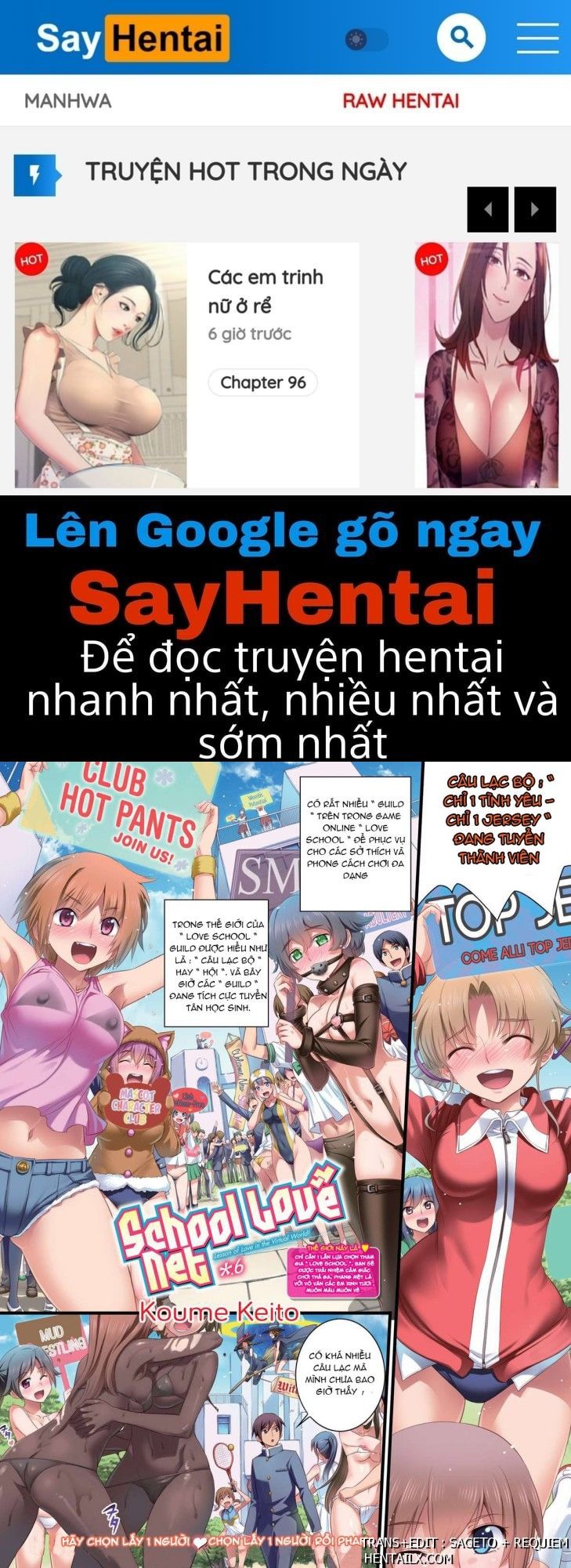 đọc truyện School Love Net Chương 6 ảnh 1 tại Thiên Thai Truyện