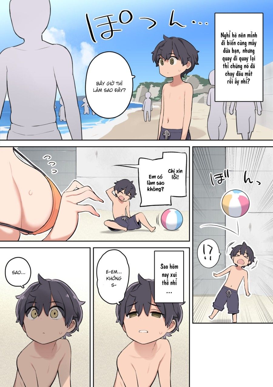 Sẽ Thế Nào Nếu Bạn Gặp Chị Gái Zâm Đãng Bên Bãi Biển Oneshot page 1 - Giả Dược
