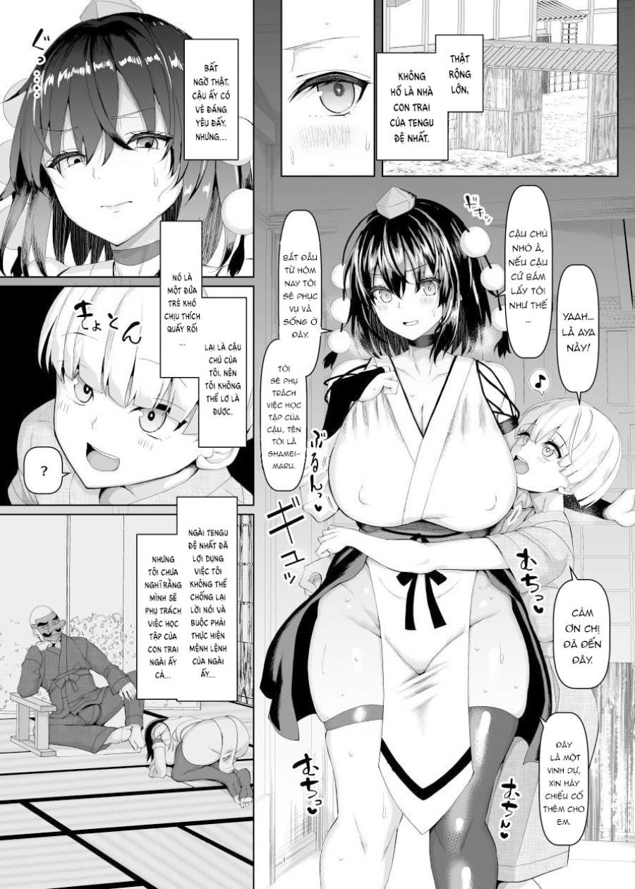 Seishori Gangu No Mucchiri Tengu (touhou Project) Oneshot page 3 - Giả Dược