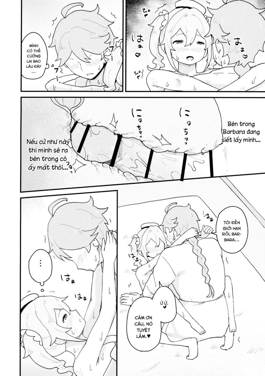 đọc truyện Seiyoku No Tsuyoi Barbara No Hanashi (genshin Impact) Oneshot ảnh 17 tại Thiên Thai Truyện
